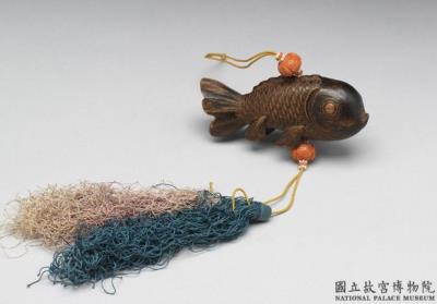 图片[2]-Carved agarwood fish-shaped scent pendant, Qing dynasty (1644-1911)-China Archive